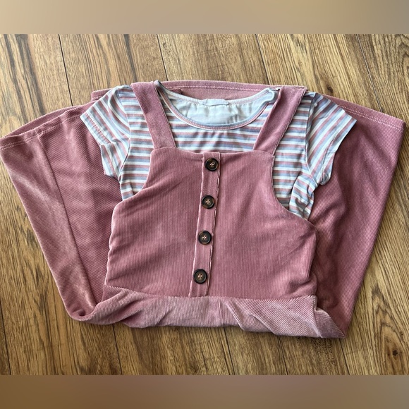 (10girls) 2 piece corduroy dress with t-shirt. - Picture 2 of 4